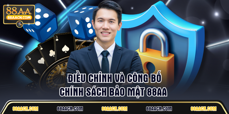 Điều chỉnh và công bố chính sách bảo mật 88AA 